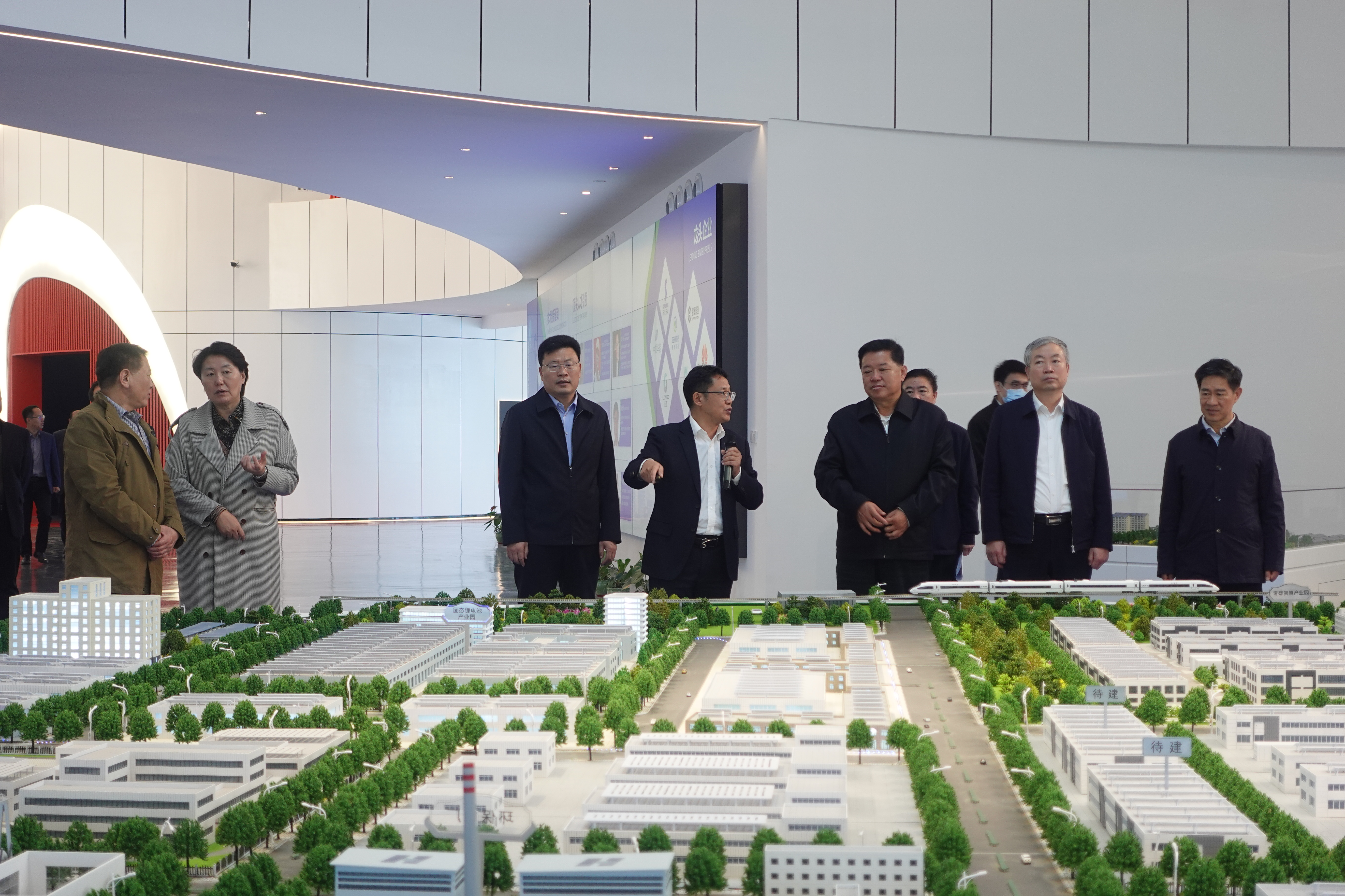 山东省稳住经济基本盘督导服务组莅临齐鲁储能谷考察调研